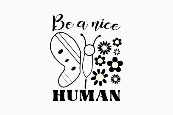 Be a Nice Human Mental Health Retro Embroidery Review