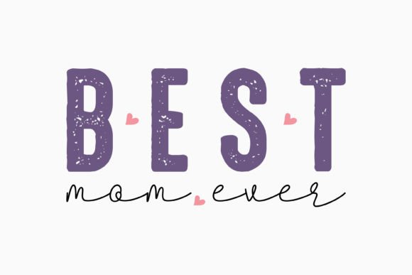 Best Mom Ever Retro Mothers Day SVG