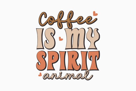 Coffee is My Spirit Animal Retro Svg Review