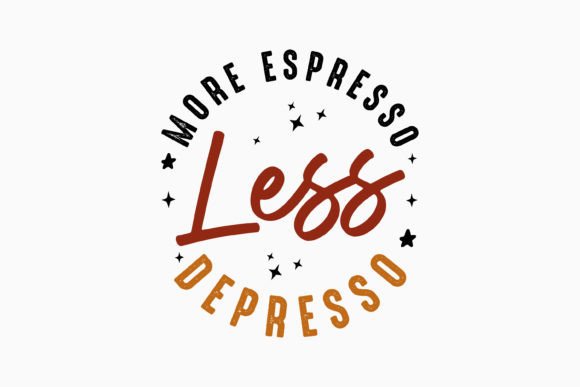 More Espresso Less Depresso Retro Svg Review