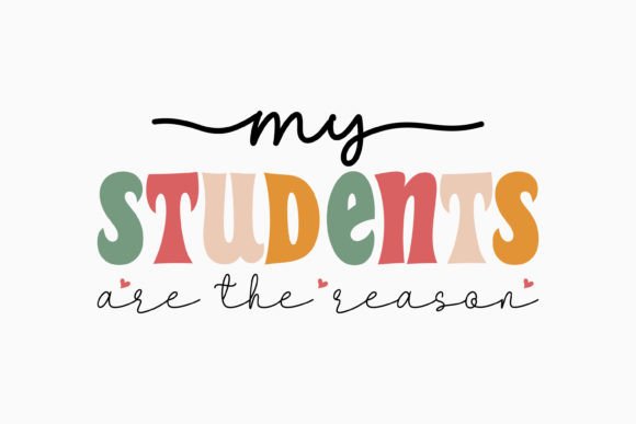 My Students Are the Teacher Retro Svg Review
