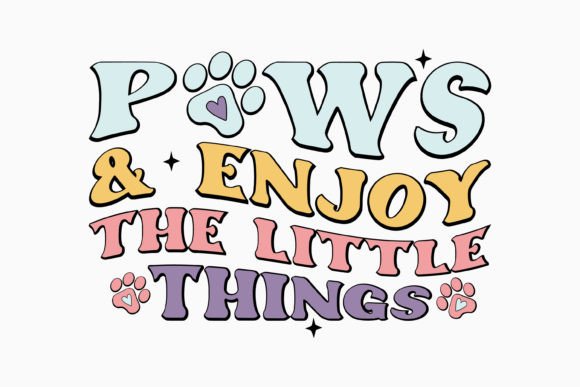 Paws and Enjoy the Little Retro Dog SVG Review