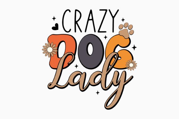 Retro Funny Dog SVG Crazy Dog Lady Review