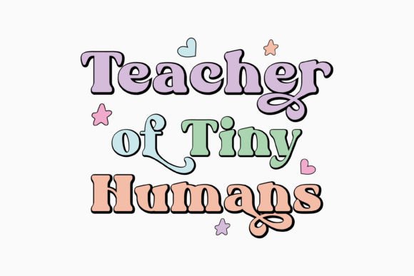 Teacher of Tiny Humans Retro SVG Review